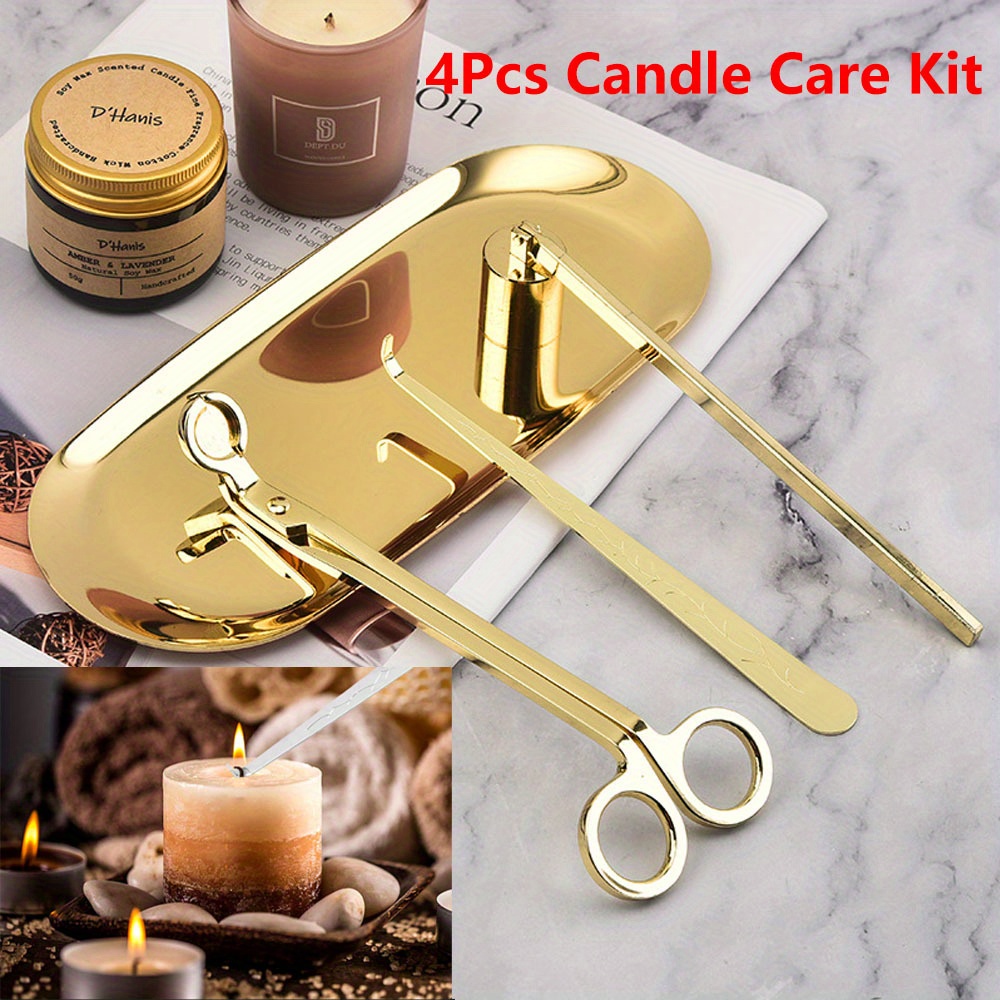 Unique Tech Accessories - 4pcs/set Luxury Candle Care Kit Stainless