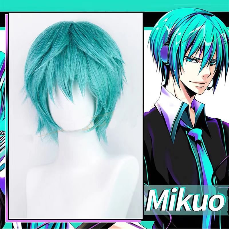 Tech Accessories For Men - Mikuo Cosplay Wig Anime Miku Blue