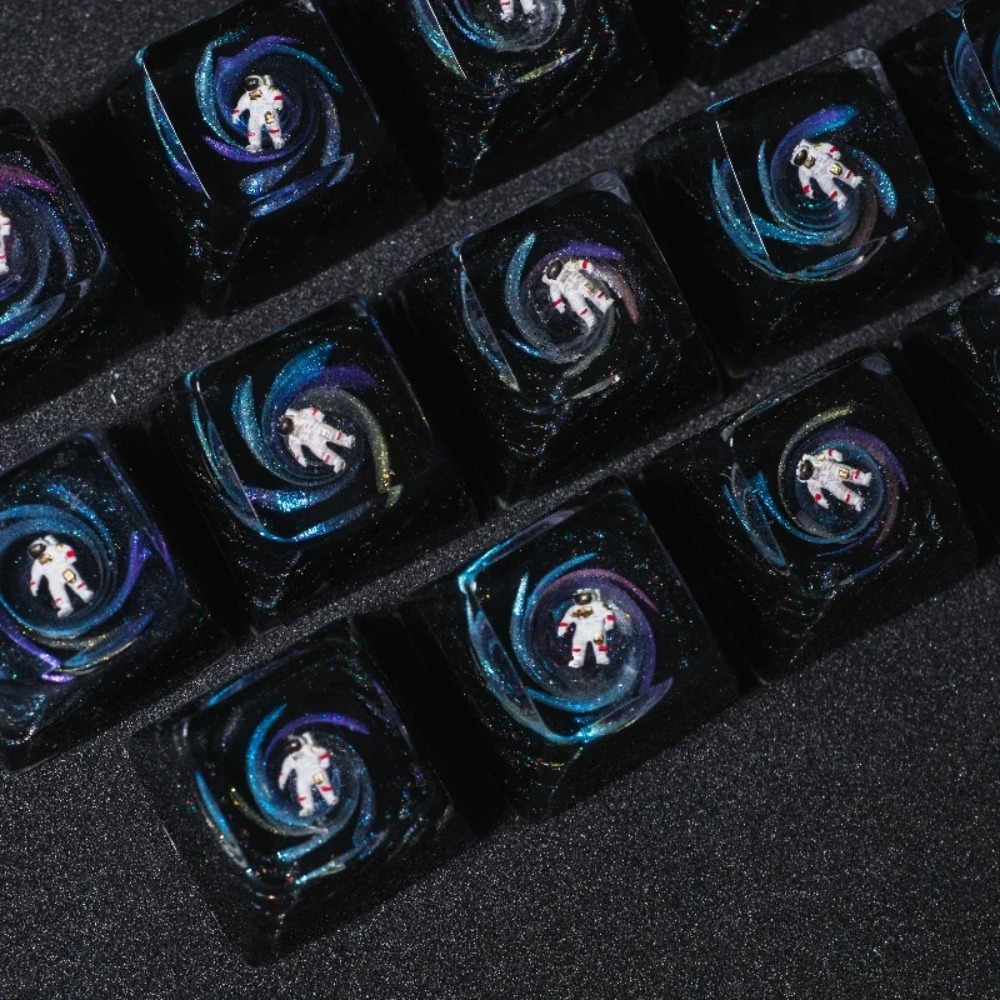 Tech Gaming Accessories - Artisan Keycap Astronaut Resin Key Caps