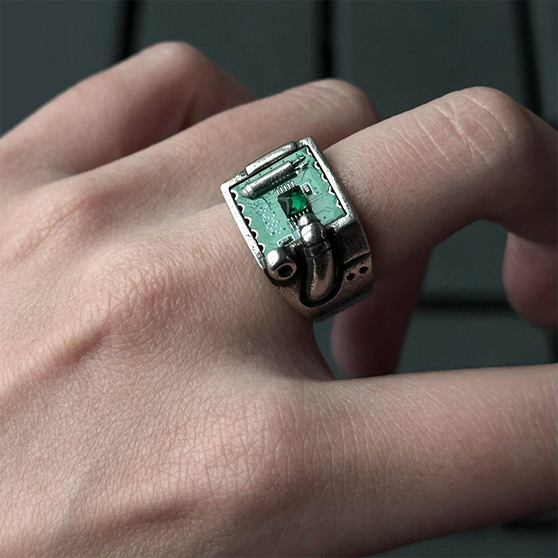 Tech Inspired PCB Pattern Ring - Tech Accessories Industry review and price