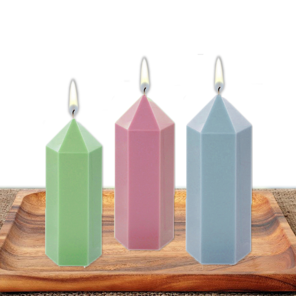 3D Hexagonal Column Candle Mol - Unique Tech Accessories review and price