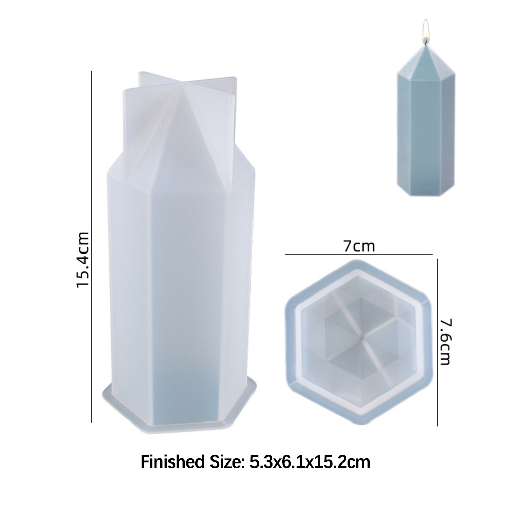 3D Hexagonal Column Candle Mol - Unique Tech Accessories review and price