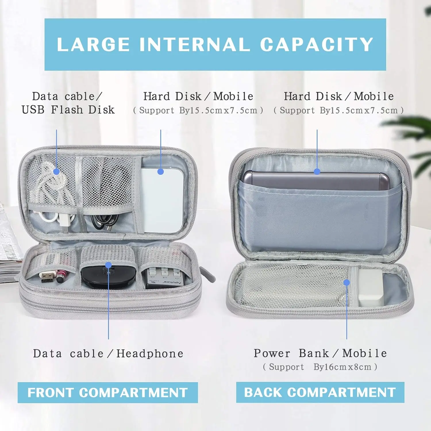 Waterproof Travel Cable Organi - Tech Accessories Hard Case review and price