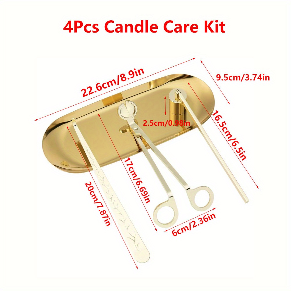 4pcs/set Luxury Candle Care Ki - Unique Tech Accessories review and price