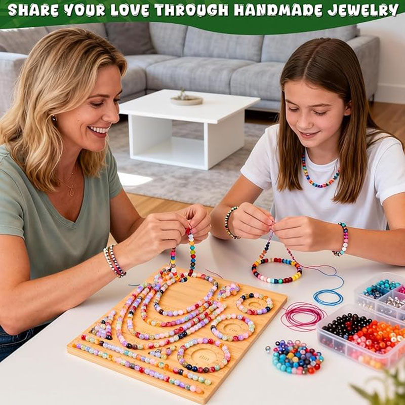 Bamboo Bead Board Bracelet Nec - Unique Tech Accessories review and price