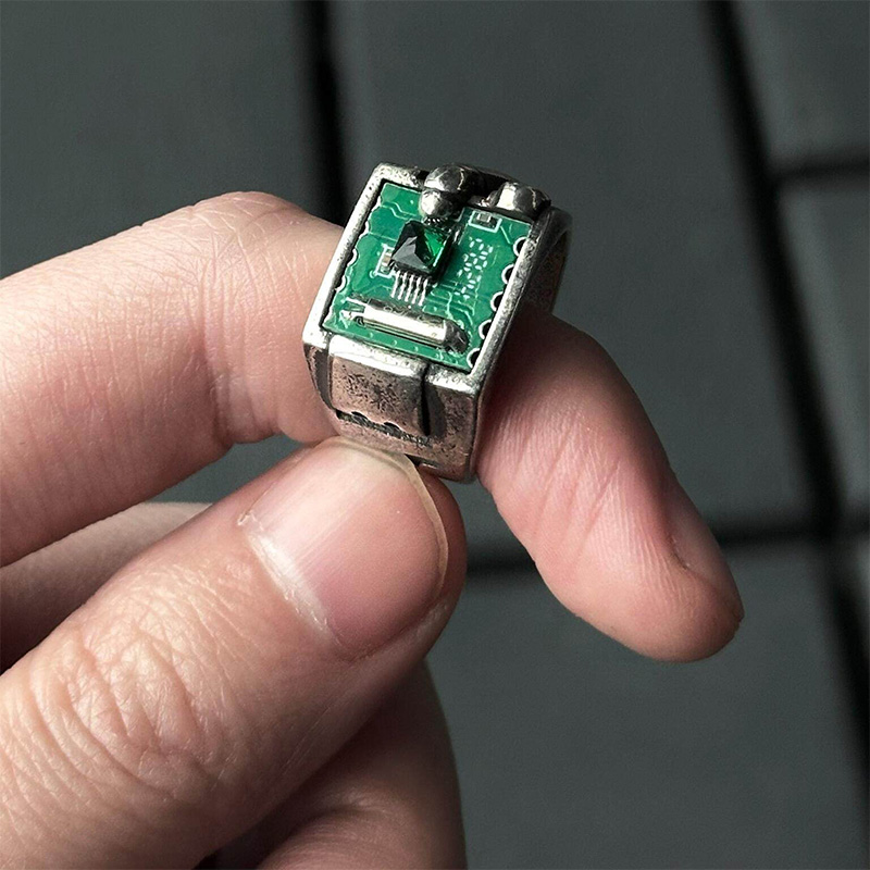 Retro Tech PCB Ring Jewelry Ac - Tech Accessories Industry review and price