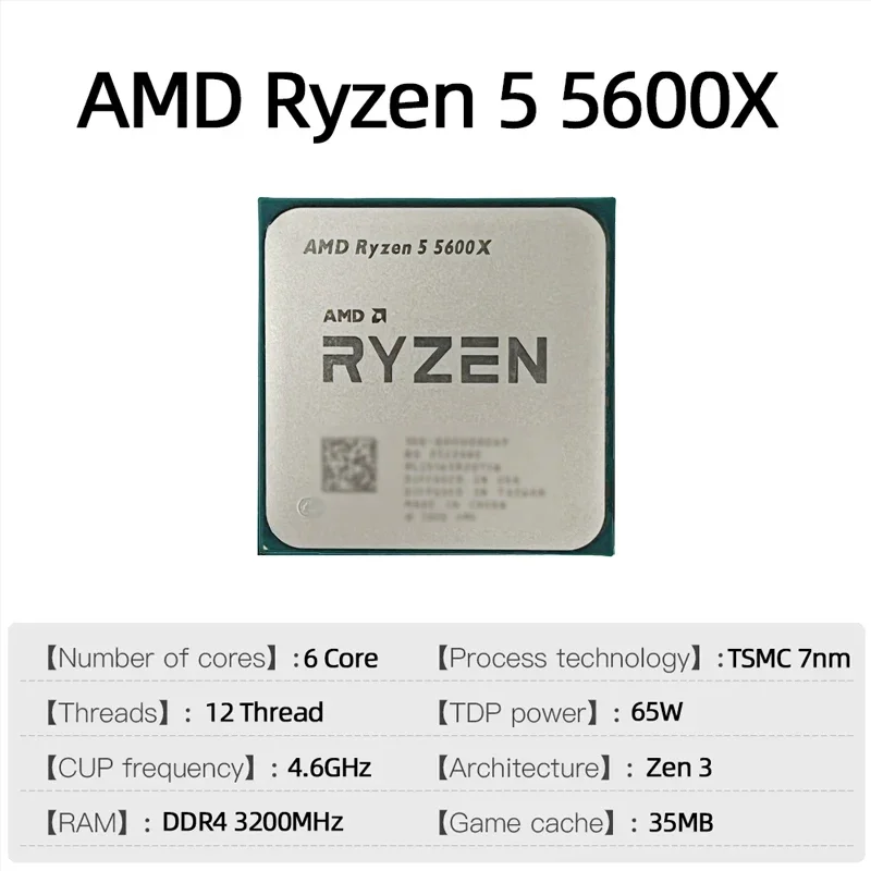 AMD Ryzen 5 5600X CPU AMD R5 5 - Amd Cpu Ryzen 5 review and price