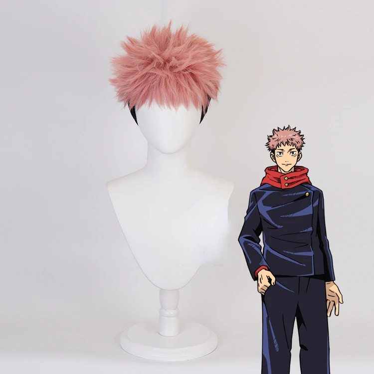 Anime Itadori Yuji Cosplay Wig - Tech Accessories For Men review and price
