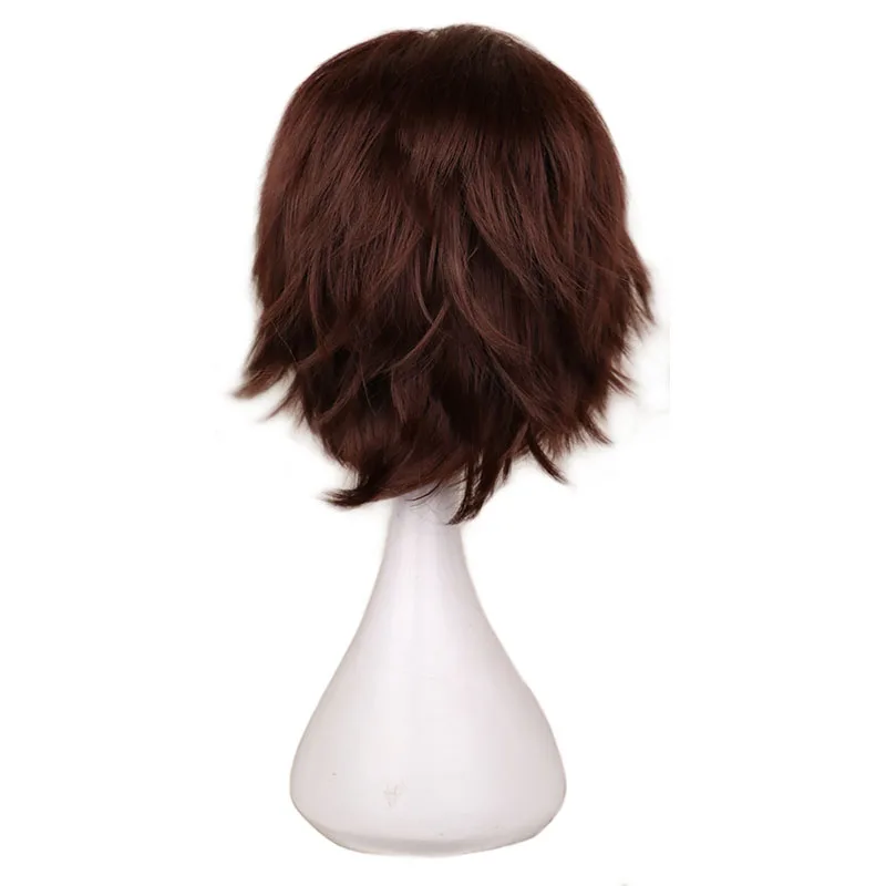 Short Dark Brown Wig for  Cosp - Tech Accessories For Men review and price