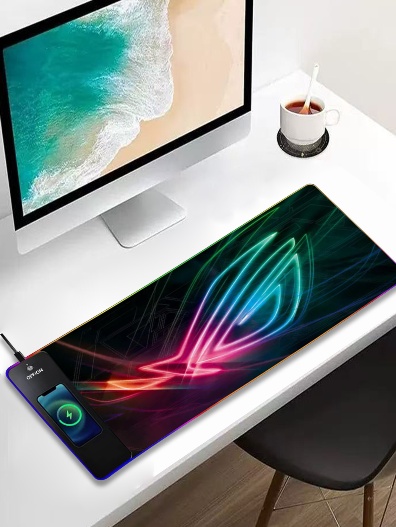 RGB Illuminated Multi-Function - Mouse Charging Pad review and price