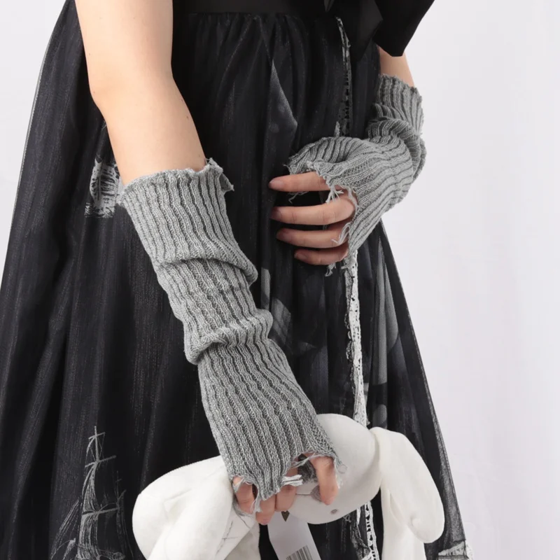 1Pair Punk Broken Unisex Glove - Tech Wear Accessories review and price