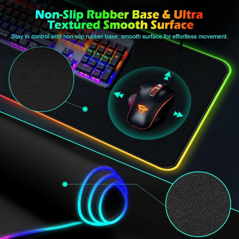 96GE LED Gaming Mouse Pad with - Mouse Charging Pad review and price