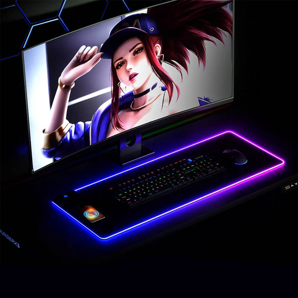 RGB mouse pad with wireless ch - Mouse Charging Pad review and price