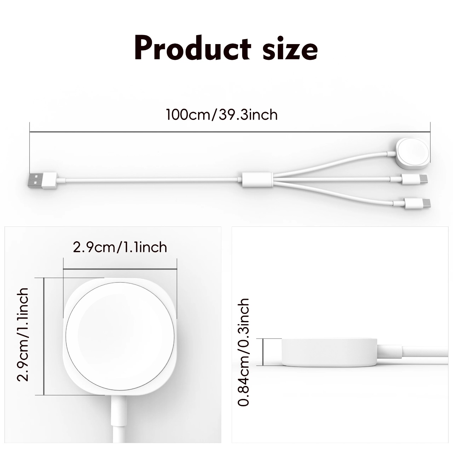 3 in 1  Magnetic Watch Charger - Power Bank Wireless review and price
