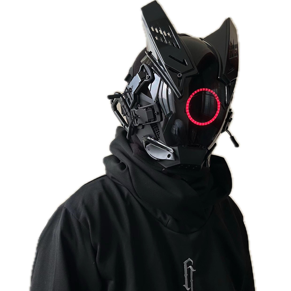 Cyberpunk LED Mask Cosplay Mas - Tech Wear Accessories review and price