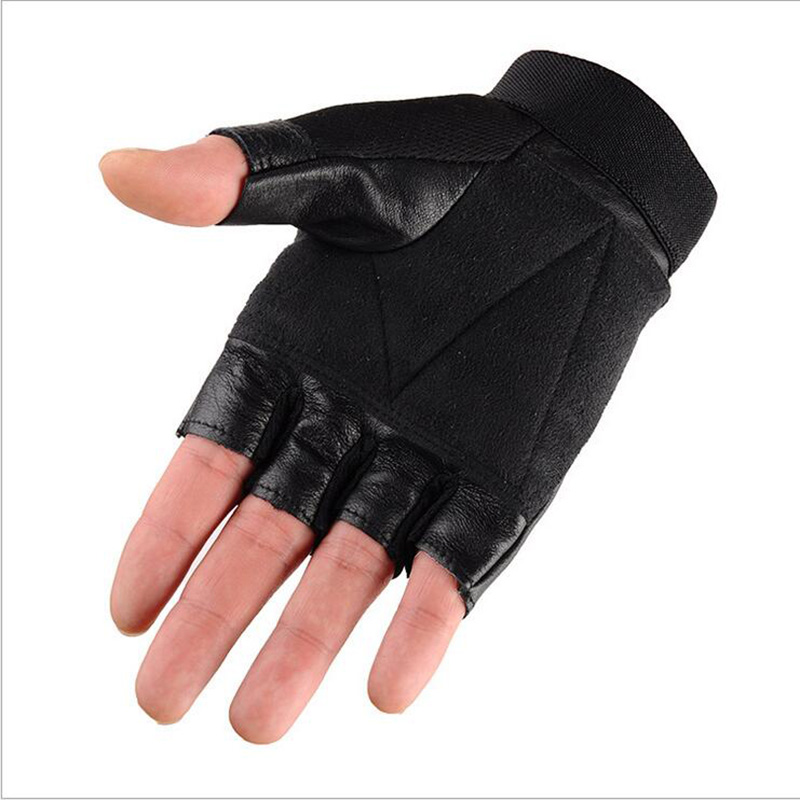 Men's Half Finger Leather Fitn - Tech Wear Accessories review and price
