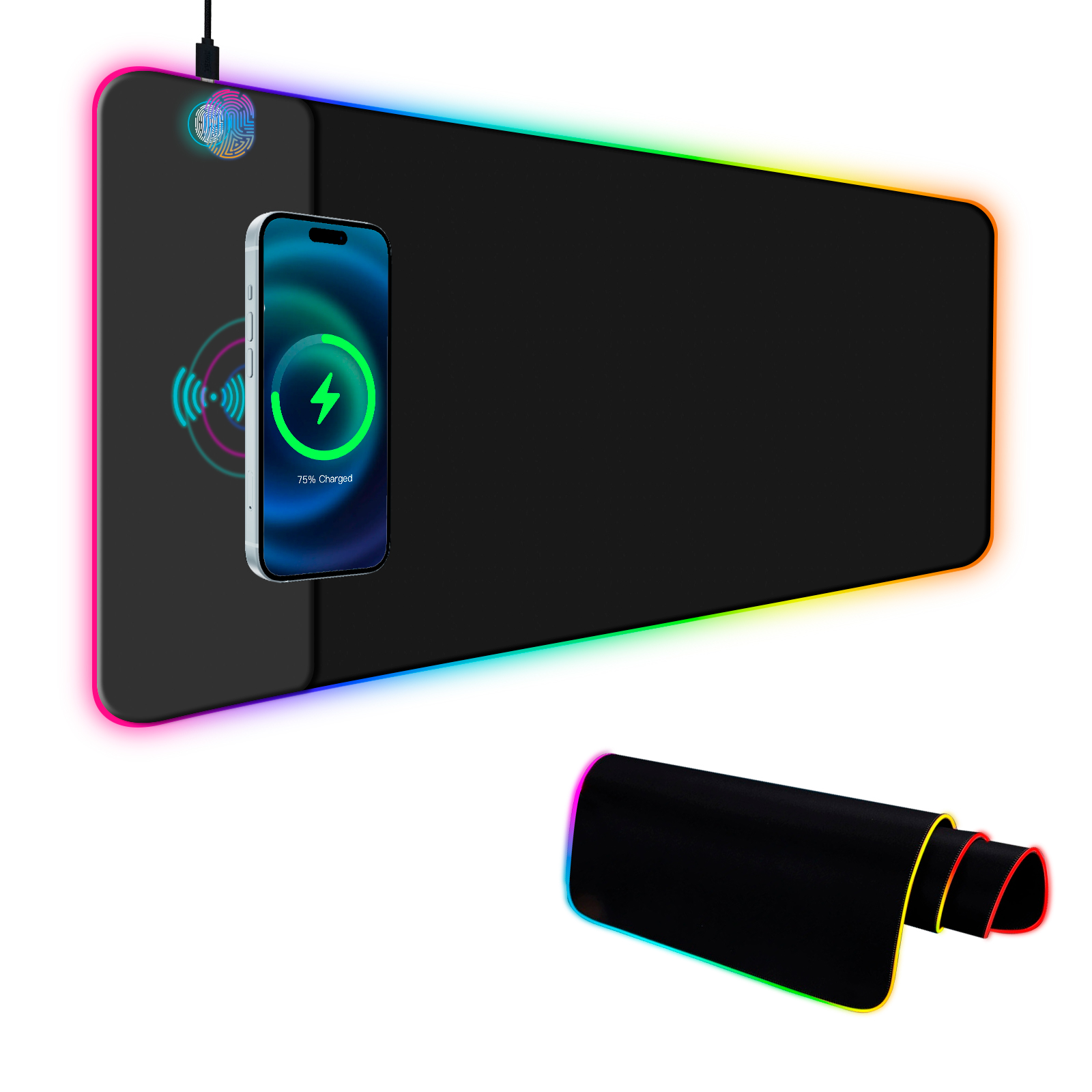 Wireless Charging RGB Gaming M - Mouse Charging Pad review and price